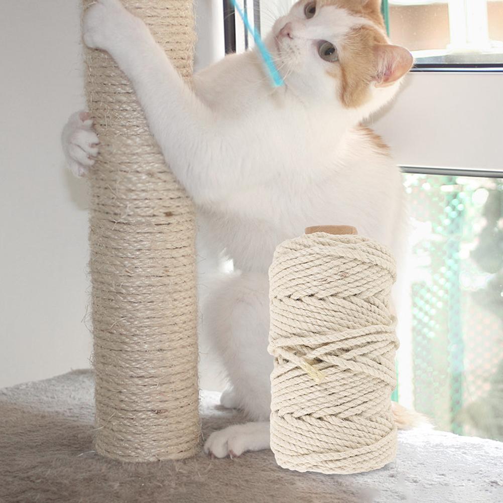 1 Roll of Cat Tree Cat Rope Scratching Post Replacement Sisal Rope Cat Accessory