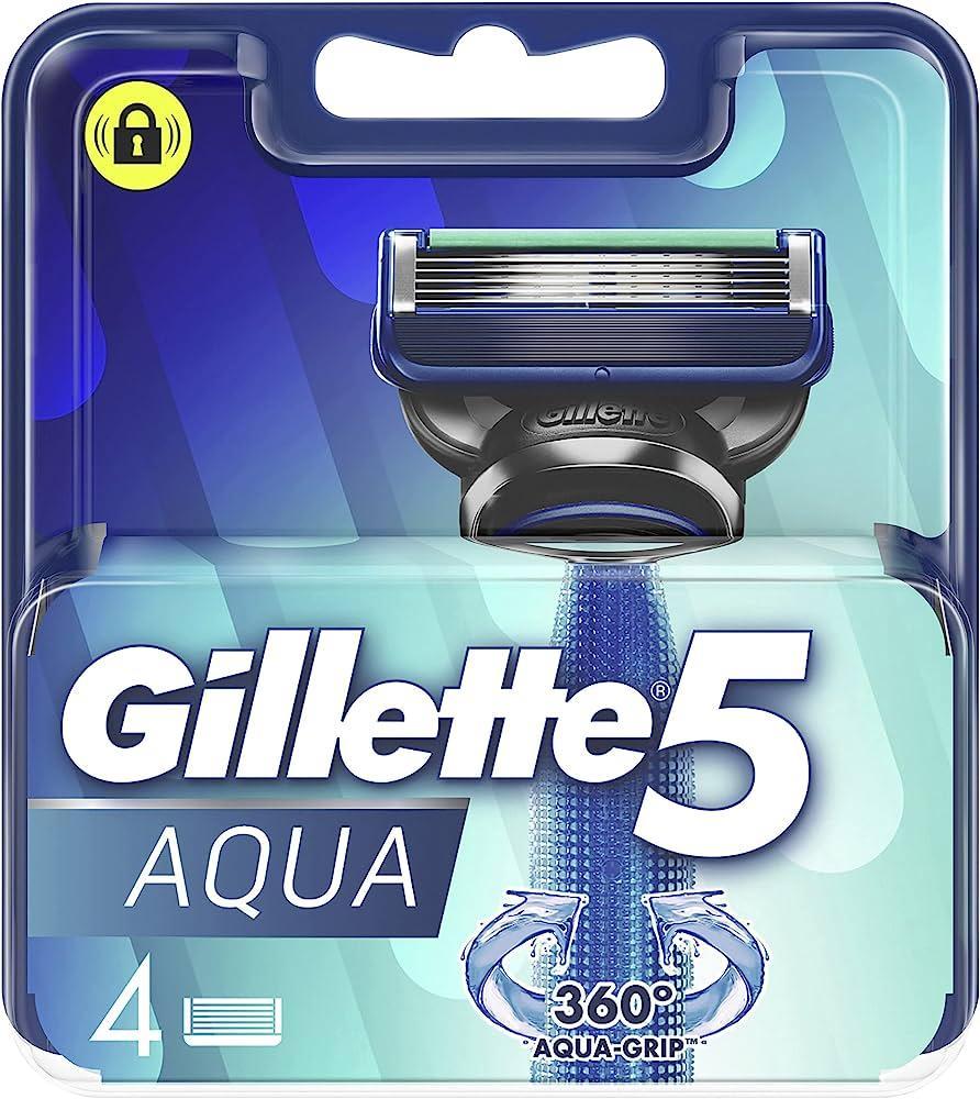 Gillette 5 Aqua Razor Blades 4 Pack