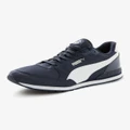 PUMA - Mens Winter Shoes - Blue Sneakers - Runners - St V3 Mesh Comfy Activewear - Navy / White - Lightweight - Lace Up - Classic Active Trainers
