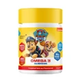 120pc Connect Foods Paw Patrol Gummies Omega 3 Tropical-Citrus Flavoured 300g
