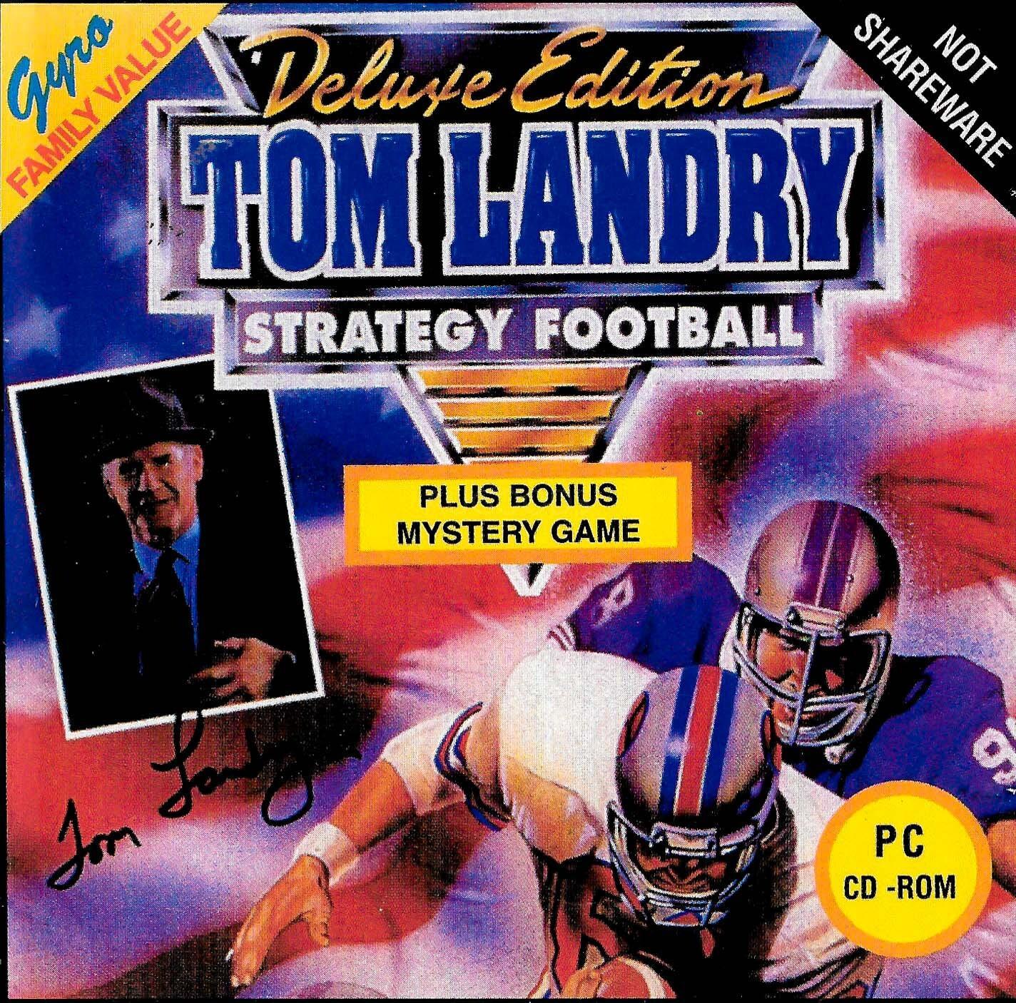 Tom Landry Strategy Football ROM PRE-OWNED CD: DISC EXCELLENT