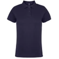 Asquith & Fox Womens/Ladies Plain Short Sleeve Polo Shirt (Navy) (2XL)