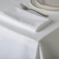 Belledorm Amalfi Rectangular Table Cloth (White) (132 x 178cm)