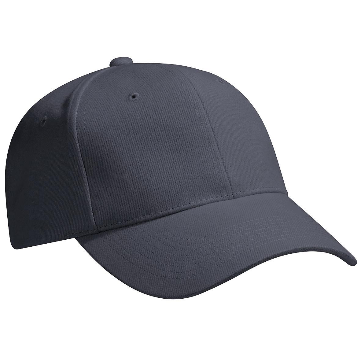 Beechfield Unisex Pro-Style Heavy Brushed Cotton Baseball Cap / Headwear (Pack of 2) (Graphite Grey) (One Size)