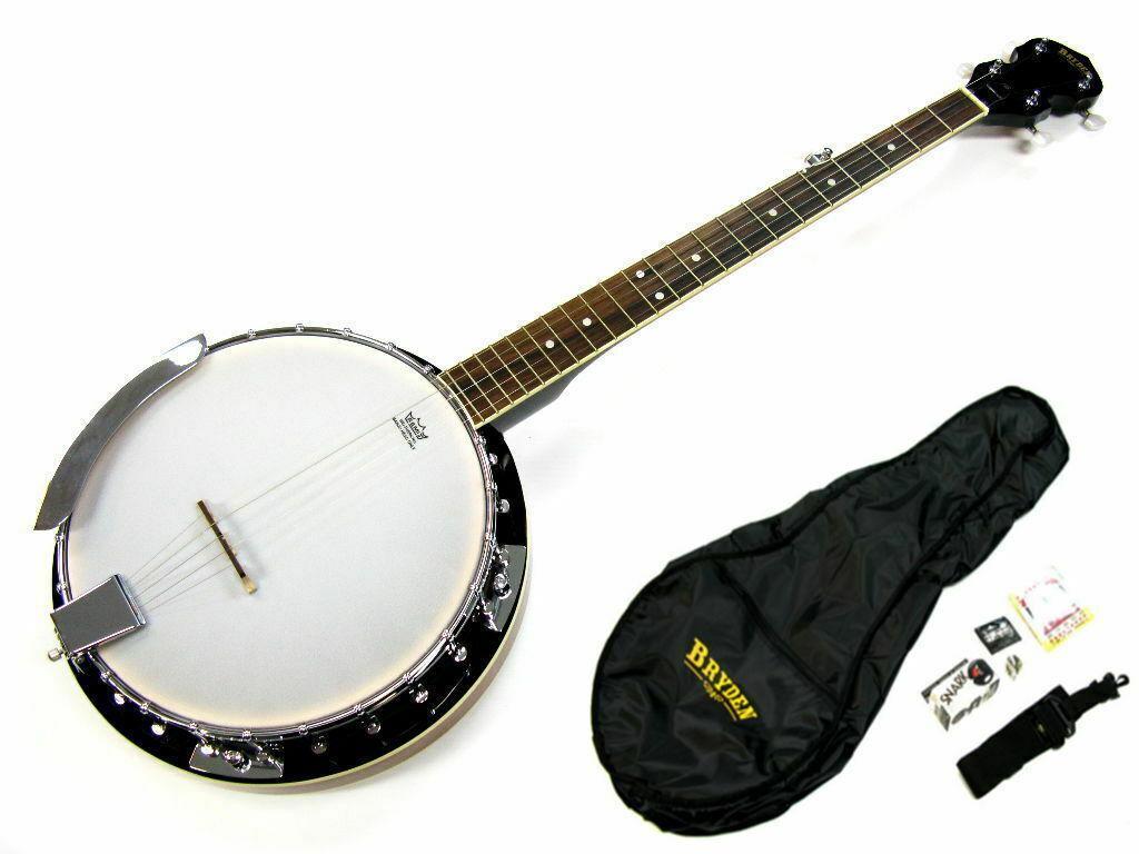 Bryden 5 String Banjo Pack Inc Tuner Bag Strap Thumb/Finger Picks Strings