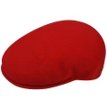 KANGOL 504 Wool Ivy Cap Mens Warm Winter Flat Classic Hat - Red - M