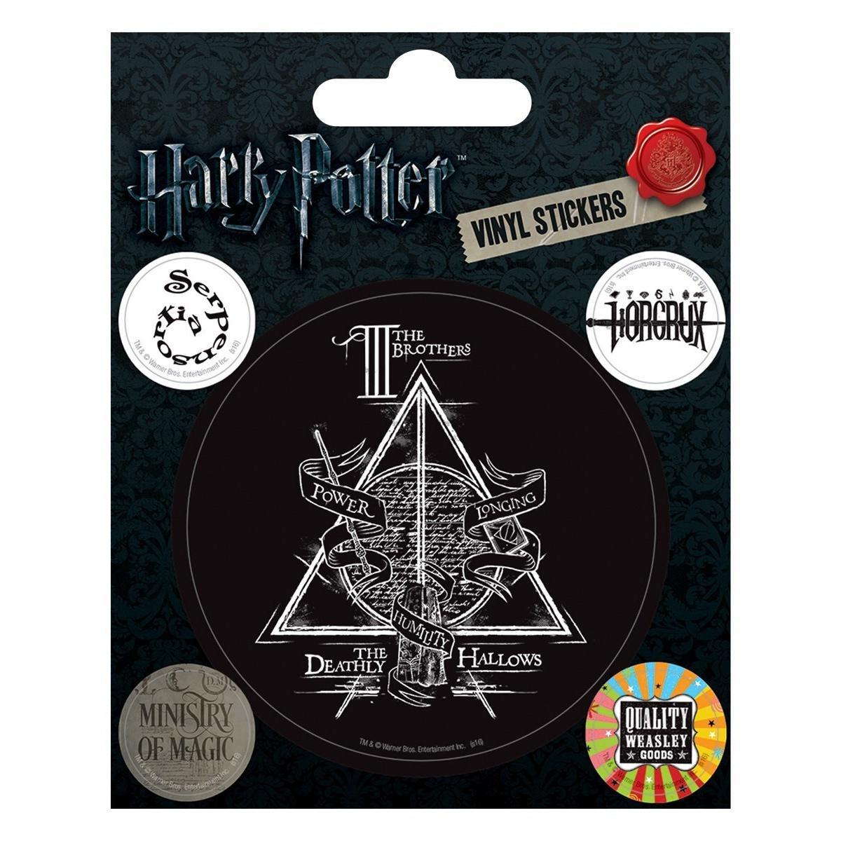 Harry Potter Vinyl Symbols Sticker (Pack of 5) (Multicoloured) (One Size)