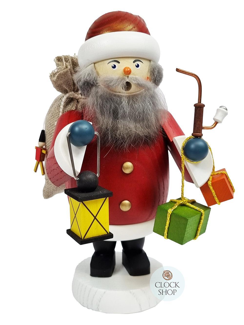 19cm Santa & Presents German Incense Burner By Seiffener