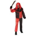 Bristol Novelty Mens Quarter Sawn Clown Costume (Red/Black) (M)