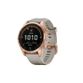 Garmin Fenix 7S Solar GPS Smart Sport Watch (Rose Gold/Light Sand Band)