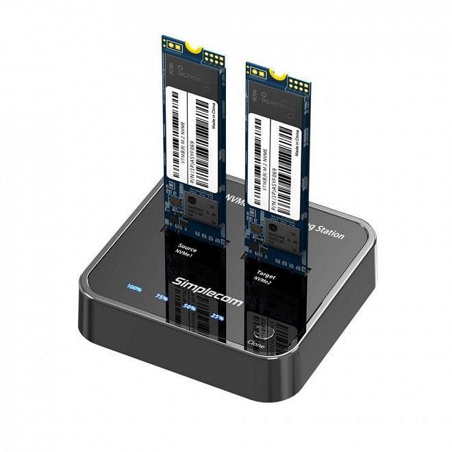 Simplecom USB3.2 G2 to 2 Bay NVMe M.2 SSD Docking Station [SD550]