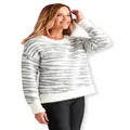 MILLERS - Womens Jumper - Long Sleeve Tiger Intarsia Feather Jumper