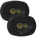 Kicker CSC6934 6x9" 3-Way Coaxial Speakers