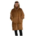 Bambury: Cordy Blanket Hoodie - Fawn (One Size Fits Most)