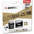 Emtec MicroSDHC 32GB EliteGold With Reader [ECMSDM32GGPREAWOA]