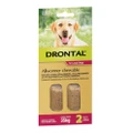 Drontal Allwormer Chewables For Dogs Up To 35Kg (RED) 20 Chews