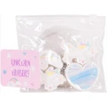 Anker Unicorn Erasers (Pack of 4) (White/Blue/Pink) (One Size)