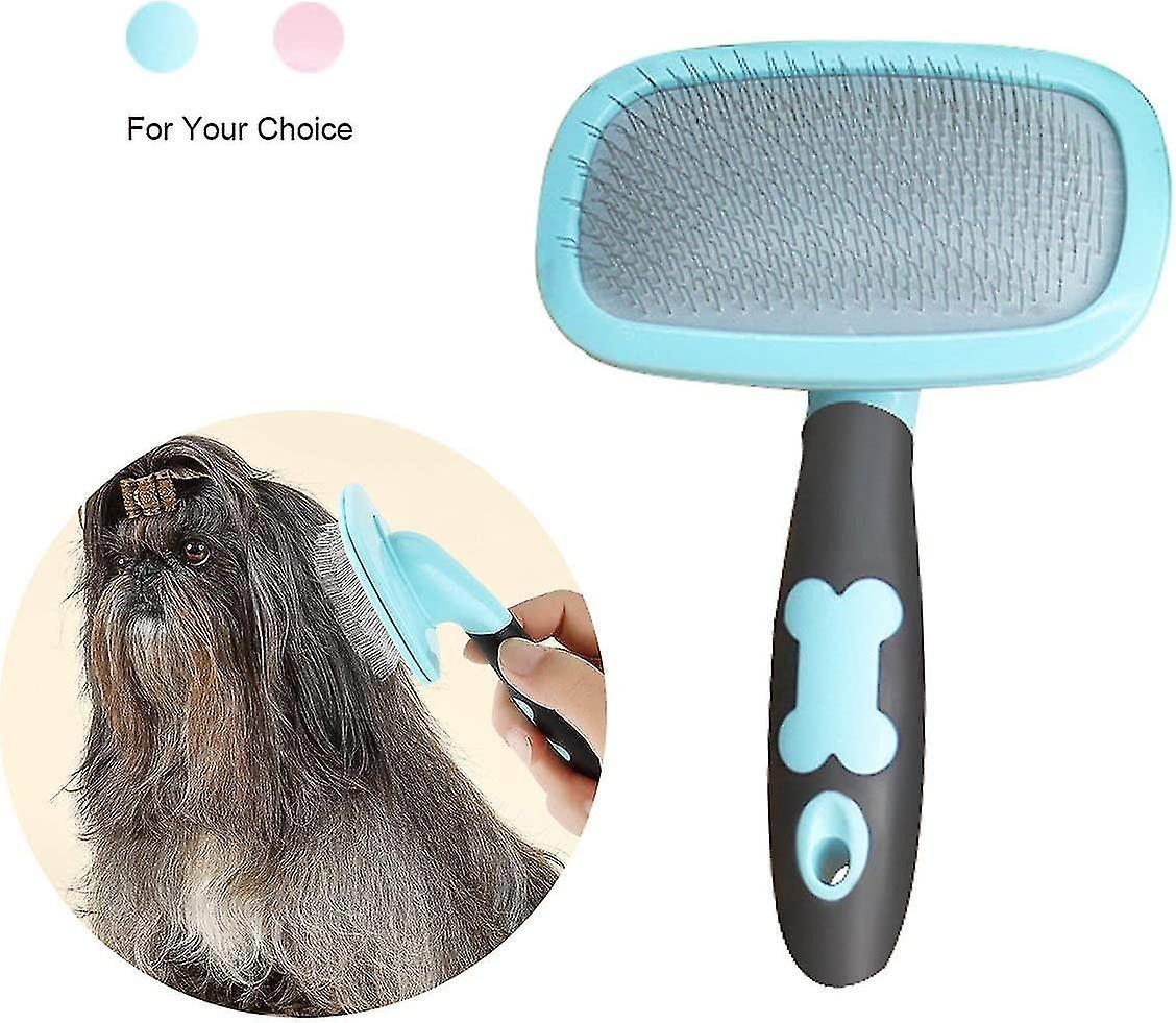 Dog Brush, Cat Brush, Soft Slicker Brush Suitable For Short To Long Hair