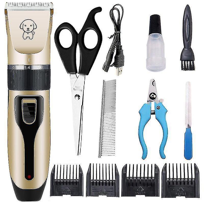 Dog Clipper Dog Clipper Grooming (pet/cat/dog/rabbit) Hair Trimmer Shaver Set Pet Wireless Charging Professional