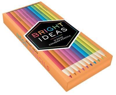 Bright Ideas Neon Colored Pencils 10 Colored Pencils by Chronicle Books