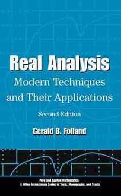 Real Analysis Modern Techniques and Their tions Second Edition by GB Folland