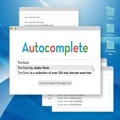 Autocomplete The Book by Justin Hook