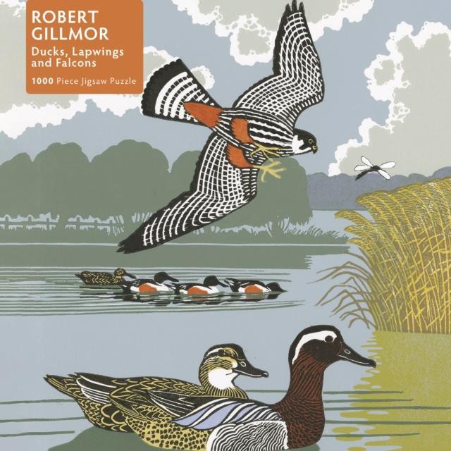 Adult Jigsaw Puzzle Robert Gillmor Ducks Falcons and Lapwings