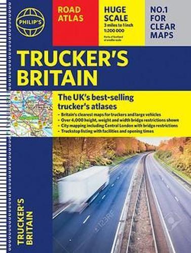 Philips Truckers Road Atlas of Britain by Philips Maps