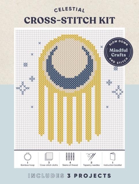 Mindful Crafts Celestial CrossStitch Kit by Chronicle Books