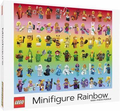 LEGO Minifigure Rainbow 1000Piece Puzzle by LEGO