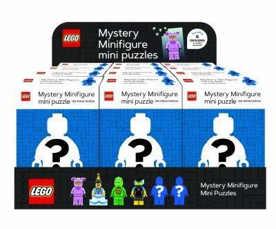 LEGO Mystery Minifigure Puzzles Blue Edition 12 Copy CDU by Books Chronicle