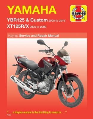 Yamaha YBR125 05 16 XT125RX 05 09 Haynes Repair Manual by Phil Mather
