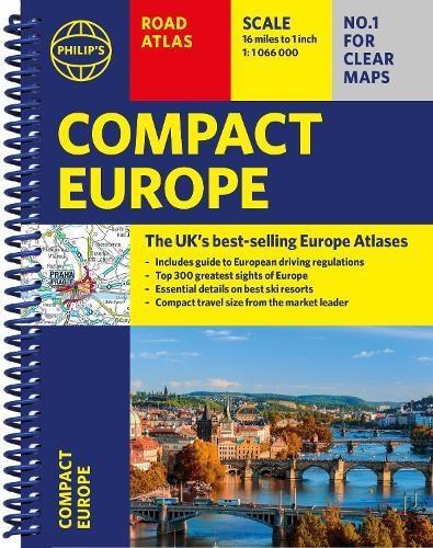 Philips Compact Atlas Europe by Philips Maps