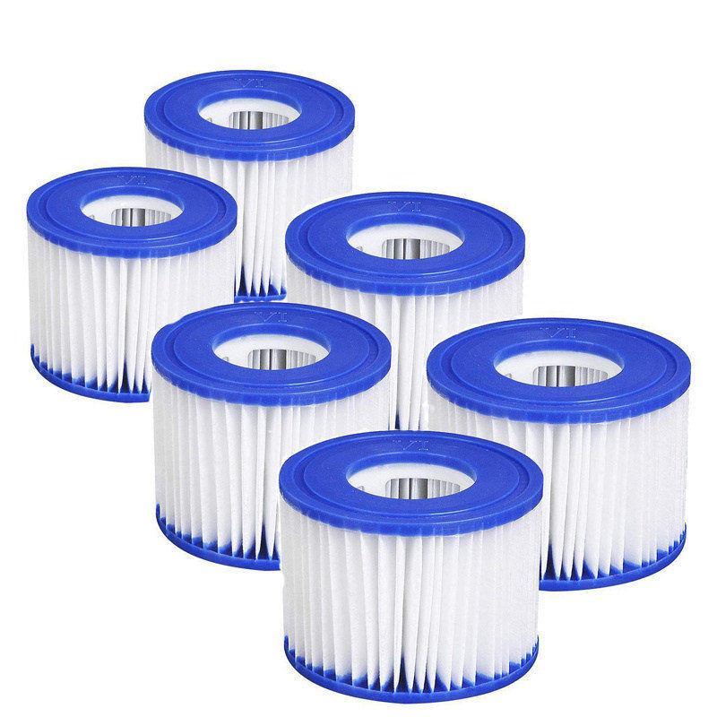 6 Pack Inflatable Swimming Pool Filter Element Accessories for Bestway 58323