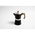 Coffee Culture Italian Stove Top Coffee Espresso Maker Percolator 3 cup Black