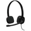 Logitech H151 Stereo Headset With Microphone In-Line Audio Controls