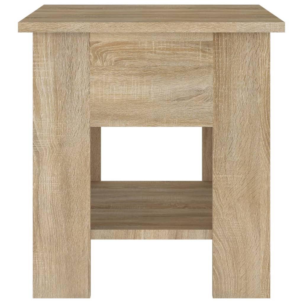 Coffee Table Sonoma Oak 40x40x42 cm Engineered Wood vidaXL
