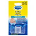 SCHOLL GEL TOE SPREADER PAIN RELIEF PRESSSURE RUBBING CLEAR SOFT PROTECTION