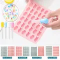 Silicone Gummy Chocolate Baking Mold Ice Cube Tray Jelly Candy Cookies Mould DIY - Pink, Cloud + Dopper