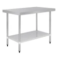 Vogue Stainless Steel Prep Table 1200mm
