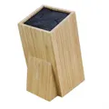 Vogue Wooden Universal Knife Block | Brown Bamboo