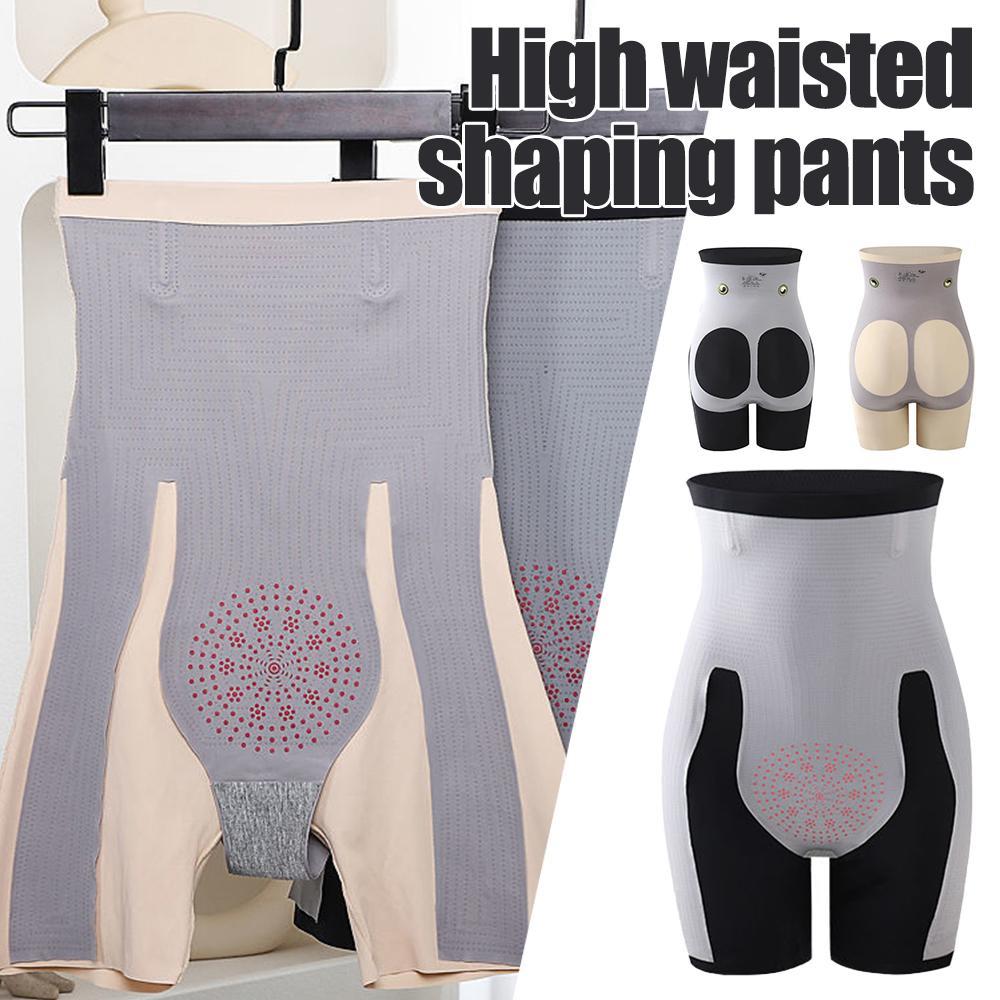 Vicanber Women Lady High Waisted Tummy Control Pants,Fiber Restoration Shape Underwear,Tummy Control Pants(Black,M)