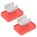 2 Pcs Ladder Accessories Ladder Levelers Extension Ladders Rubber Feet Ladder Feet Cover Ladder Pad Cover Ladder Red