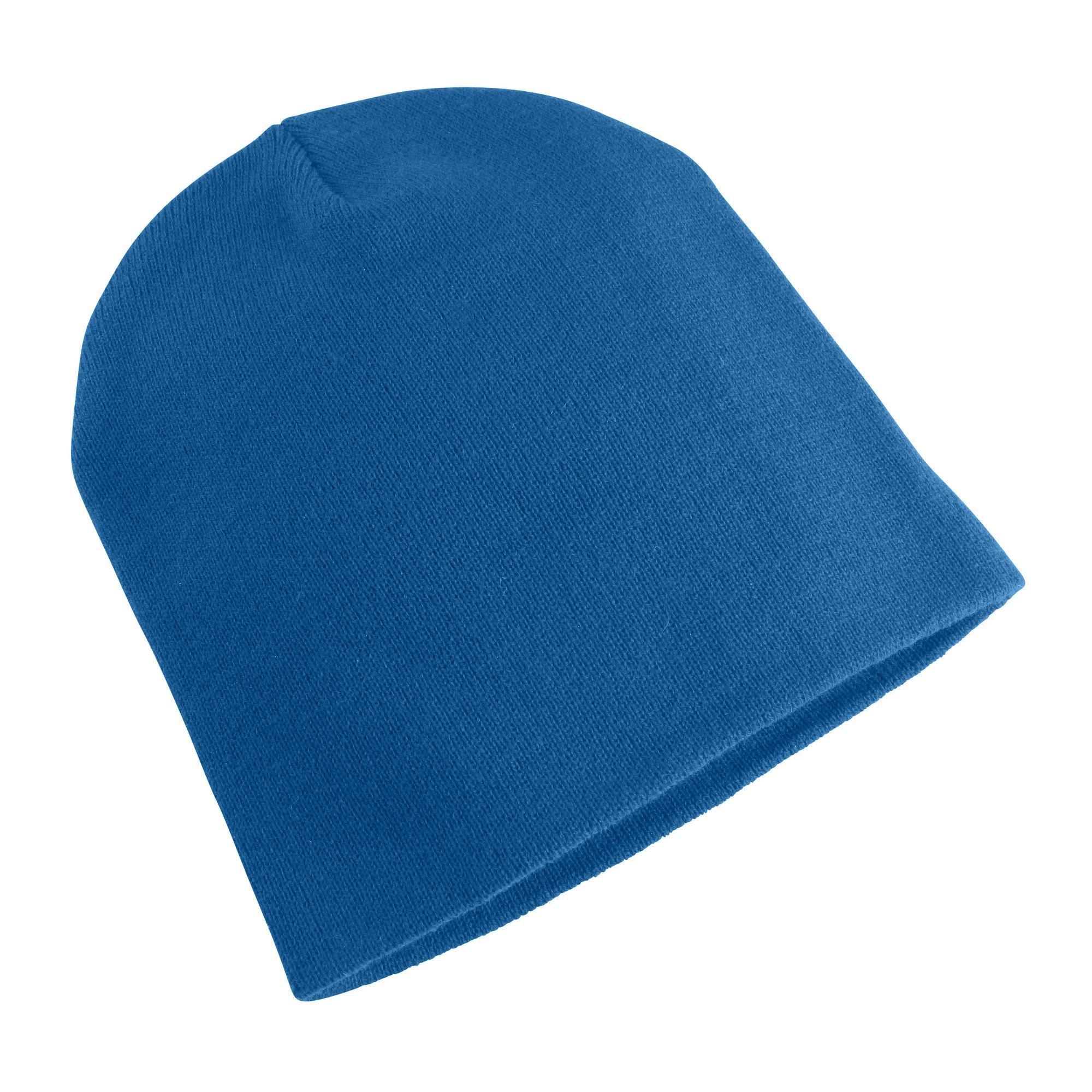 Yupoong Flexfit Unisex Heavyweight Standard Beanie Winter Hat (Classic Blue) (One Size)