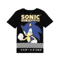 Sonic The Hedgehog Boys Japanese T-Shirt (Black) (11-12 Years)