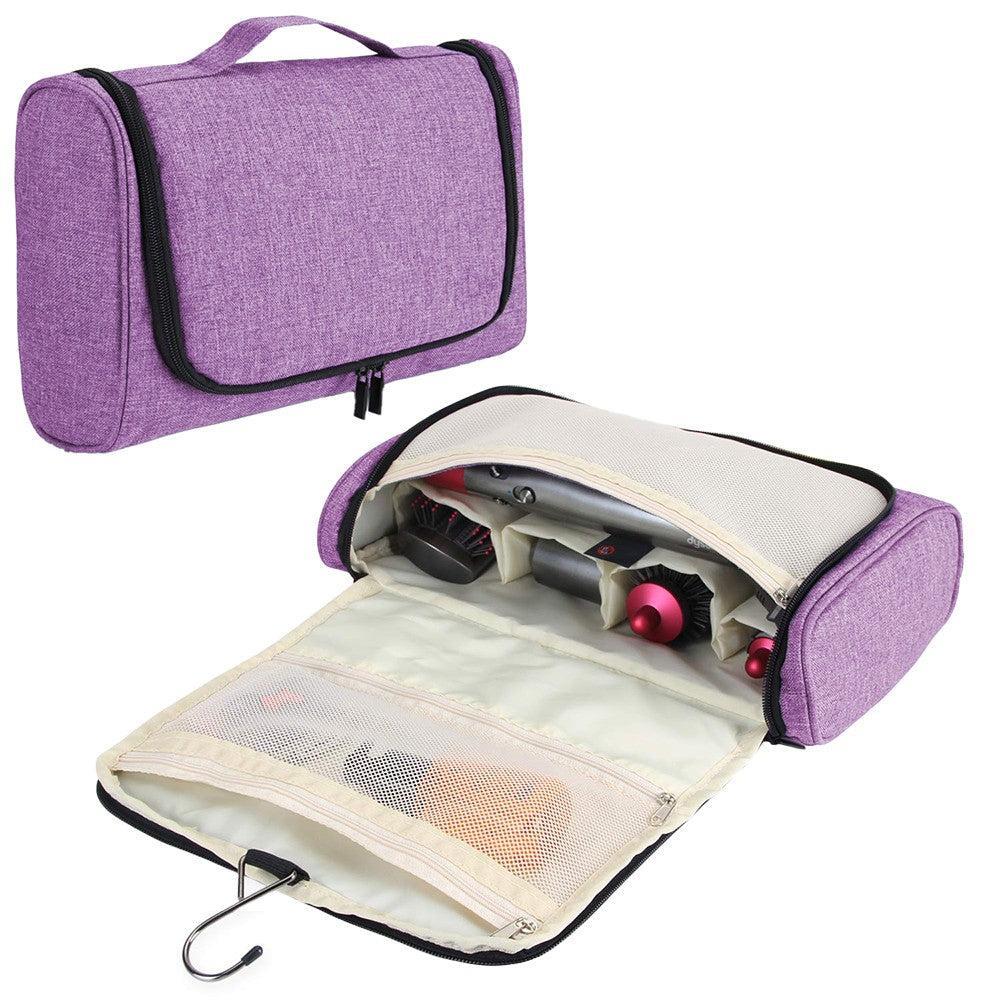 Travel Storage Bag Compatible with Dyson Airwrap Styler Portable Travel Organizer for Airwrap Styler and Attachments Purple