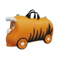 【Sale】Kids/Children 18L Travel Cabin Luggage Trolley Ride On Wheel Suitcase - Orange