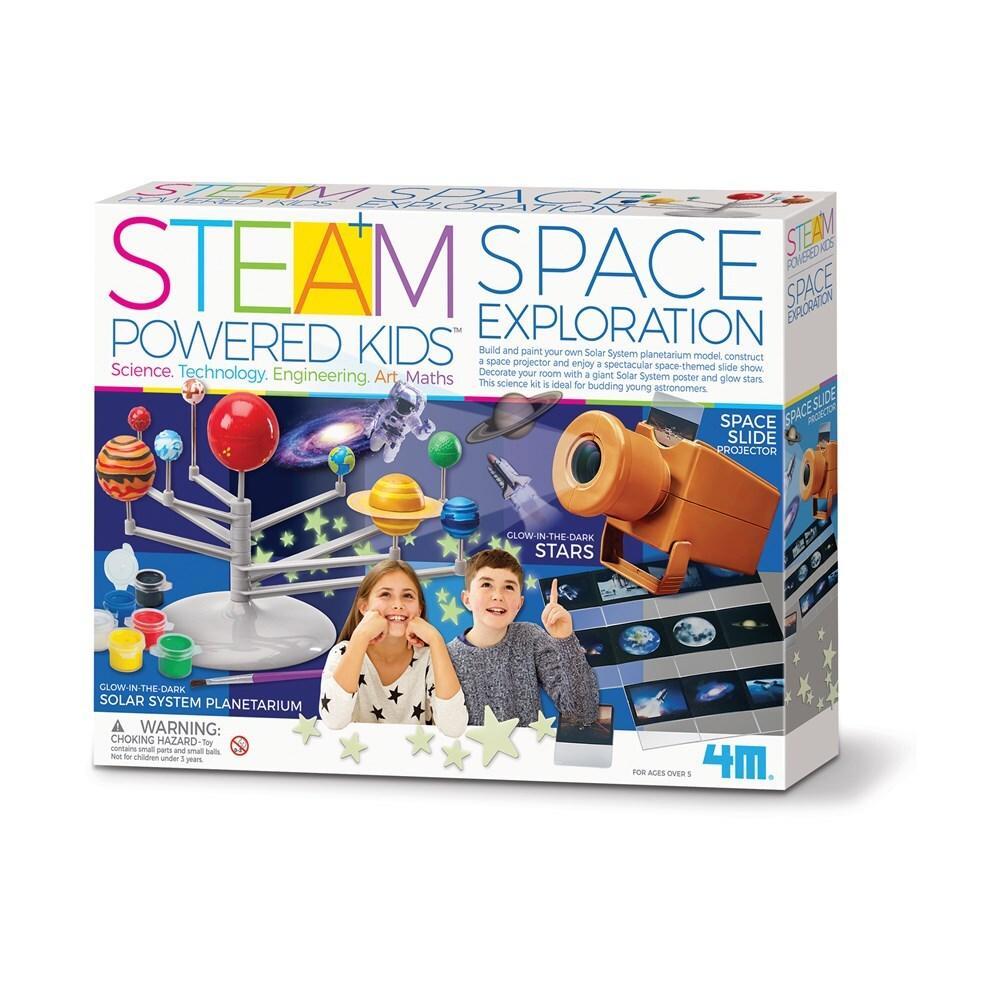 4M STEAM Powered Kids Space Exploration Planetarium Solar System Kids Toy 5y+