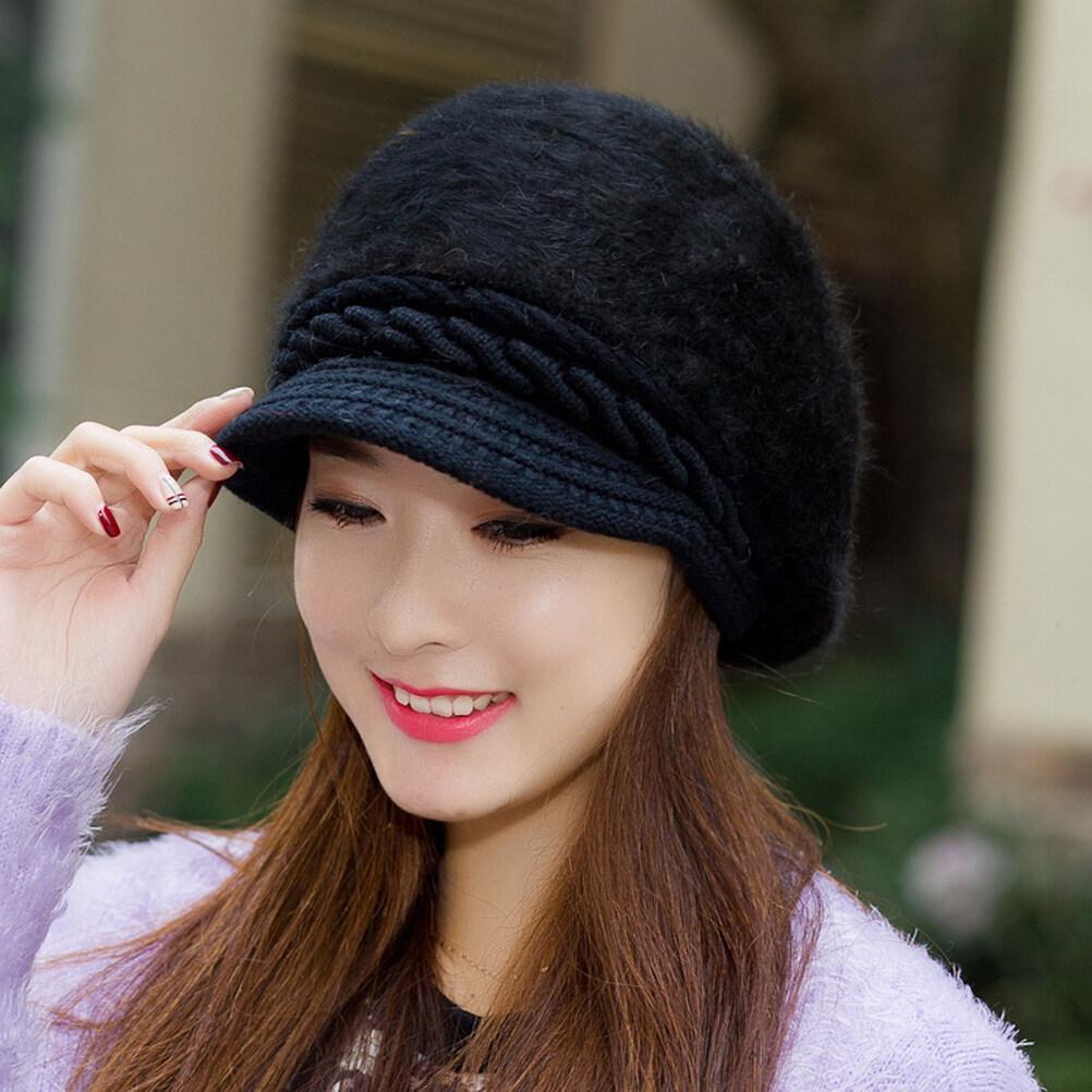 Fashion Women Winter Hat Creative Outdoor Knitted Women's Hats & Caps Berets Cold Protection Womens Miss