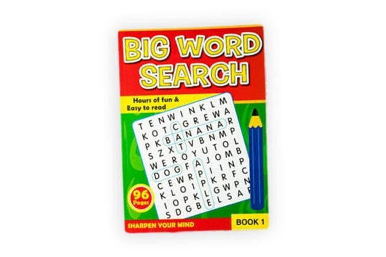 Costcom Word Search Activity Books A4 Brain Games Fun Over 86 Puzzles Per Book
